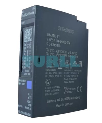 Siemens 6ES7134-6HB00-0DA1 SIMATIC ET 200SP, Analog Input Module, AI 2x U/I 2-/4-Wire Original Brand New