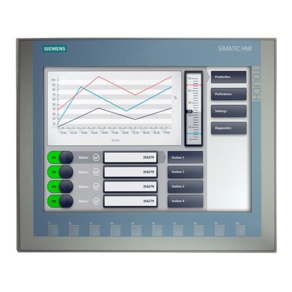 SIMATIC Basic Panel Siemens KTP1200 Basic PN - 6AV2123-2MB03-0AX0