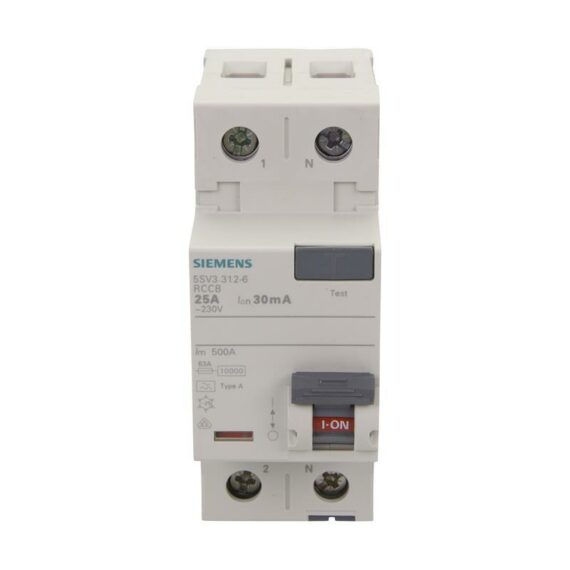 Residual current circuit breaker Siemens 5SV3312-6