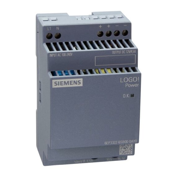Siemens LOGO! POWER 12V 4,5A - 6EP3322-6SB00-0AY0