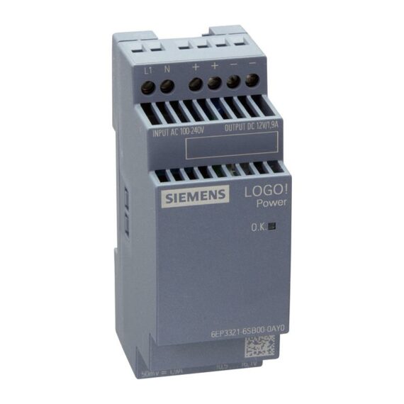 Siemens LOGO! POWER 12V 1,9A - 6EP3321-6SB00-0AY0