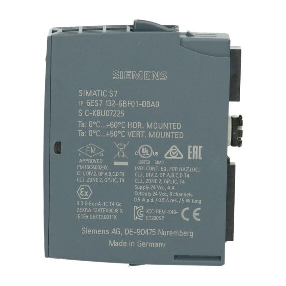 Siemens SIMATIC ET 200SP DQ 8x24VDC/0,5A ST - 6ES7132-6BF01-0BA0