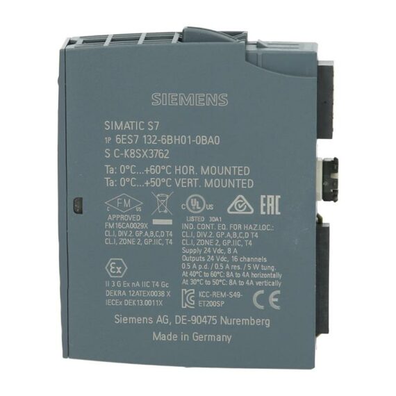 Siemens SIMATIC ET 200SP DQ 16x24VDC/0,5A ST - 6ES7132-6BH01-0BA0