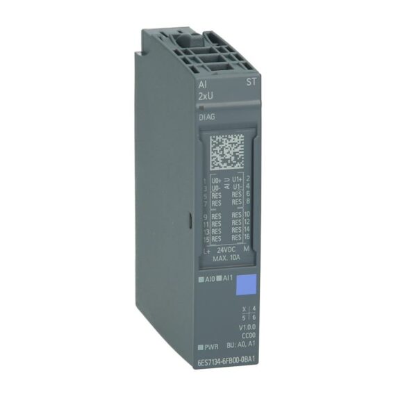 Siemens SIMATIC ET 200SP AI 2xU ST - 6ES7134-6FB00-0BA1