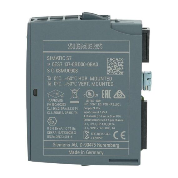 Siemens SIMATIC ET 200SP CM 4xIO-Link ST - 6ES7137-6BD00-0BA0