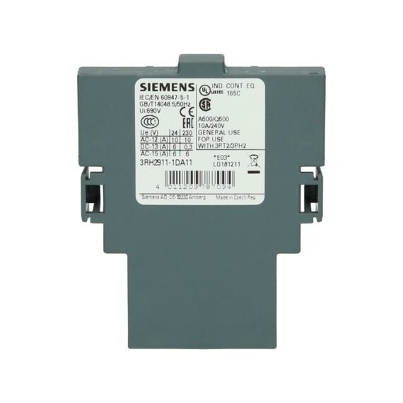 Auxiliary switch Siemens SIRIUS 3RH2911-1DA11