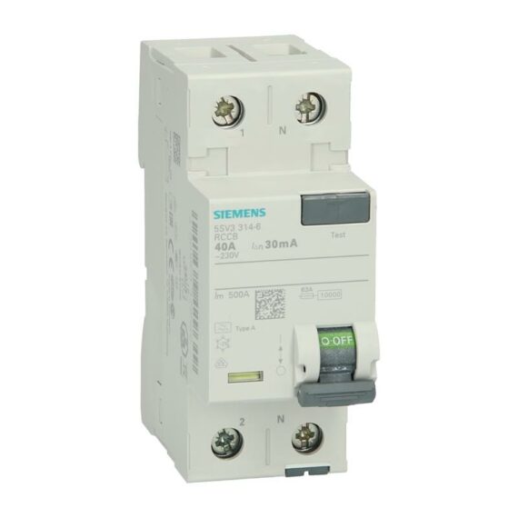 Residual Current Operated Circuit Breakers Siemens 5SV3314-6