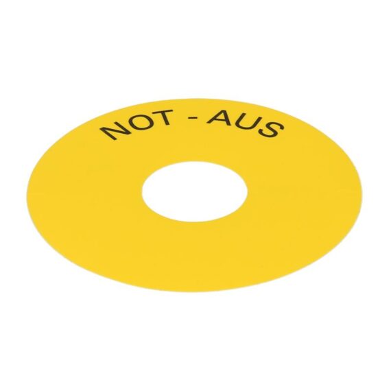 Emergency-stop label Siemens SIRIUS ACT 3SU1900-0BC31-0AS0