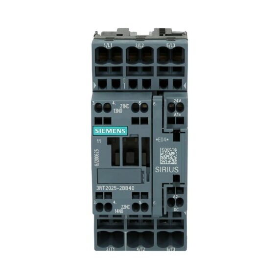 Main contactor Siemens SIRIUS 3RT2025-2BB40