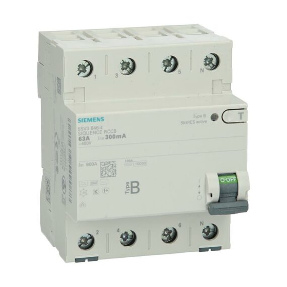 Residual current circuit breaker Siemens 5SV3646-4