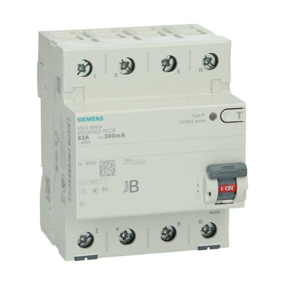 Residual current circuit breaker Siemens 5SV3646-4