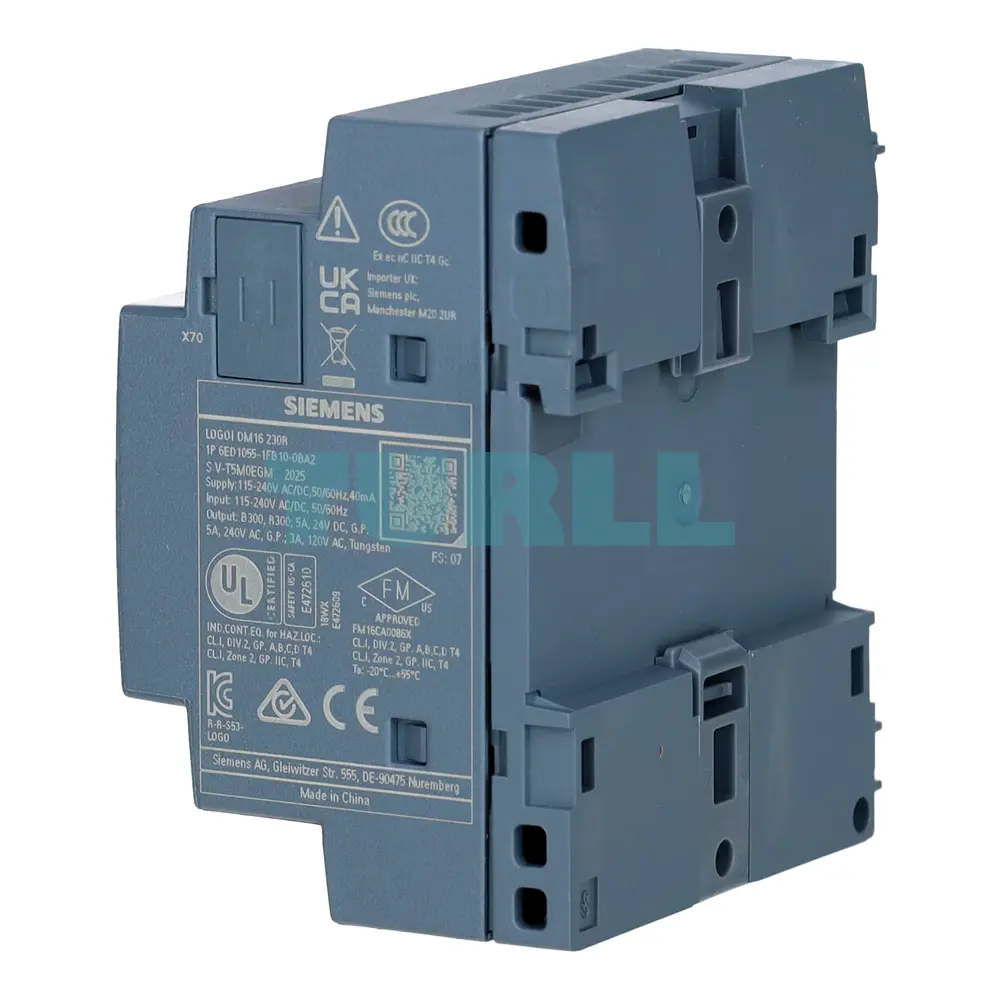 Siemens 6ED1055-1FB10-0BA2 LOGO! DM16 230R Expansion Module, 8 DI/8 DO, 230V Original Brand New 3 Siemens 6ED1055-1FB10-0BA2 LOGO! DM16 230R Expansion Module, 8 DI/8 DO, 230V Original Brand New - Image 3
