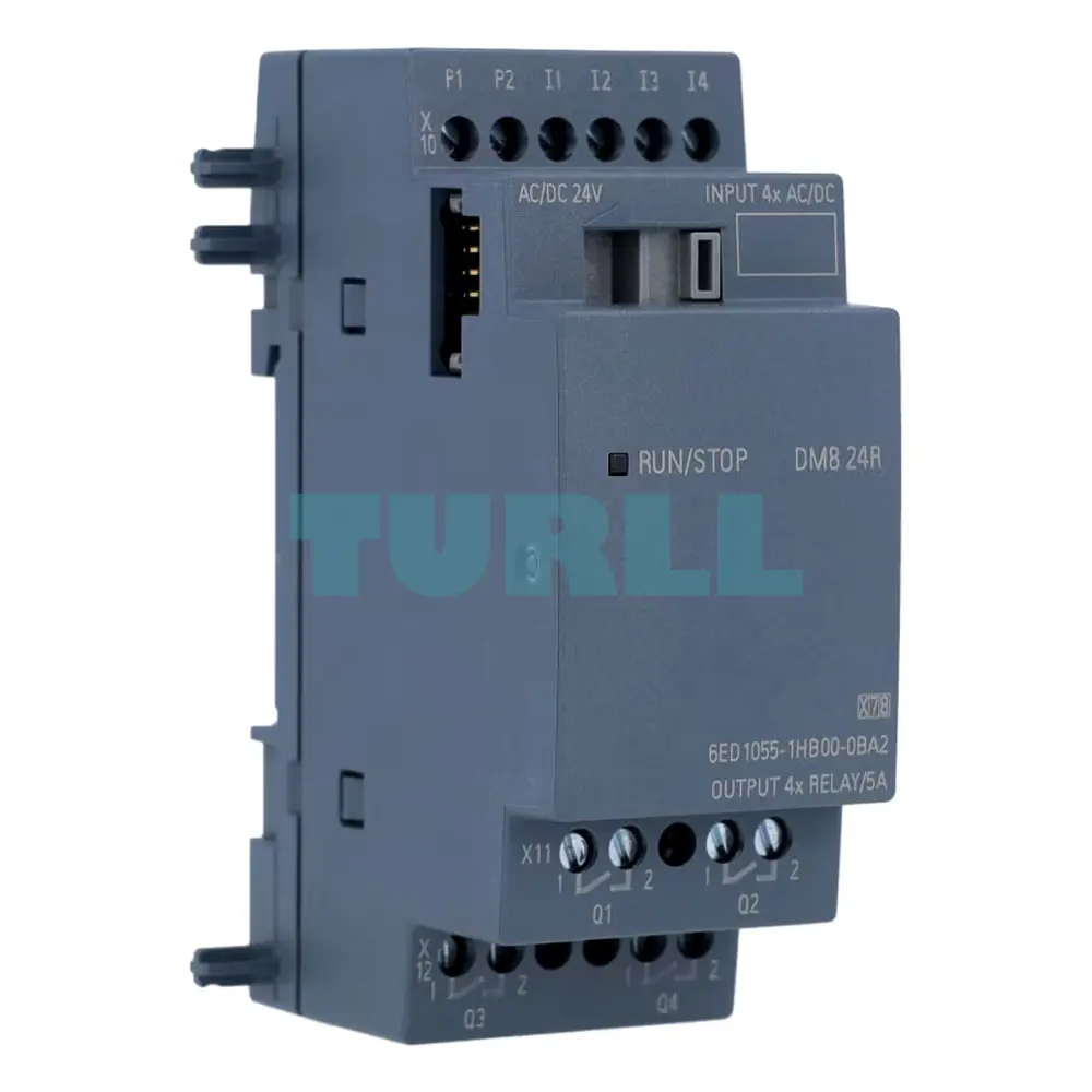 Siemens 6ED1055-1HB00-0BA2 LOGO! DM8 24R Expansion Module, 24V Relay I/O Original Brand New 1 Siemens 6ED1055-1HB00-0BA2 LOGO! DM8 24R Expansion Module, 24V Relay I/O Original Brand New