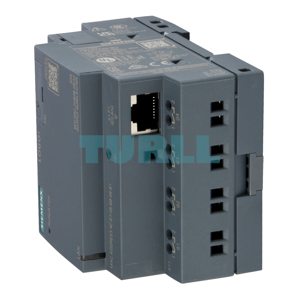 Siemens 6ED1052-2HB08-0BA2 LOGO! 24RCEO, AC, Logic Module, 8 DI/4 DO, Ethernet Original Brand New 5 Siemens 6ED1052-2HB08-0BA2 LOGO! 24RCEO, AC, Logic Module, 8 DI/4 DO, Ethernet Original Brand New - Image 5