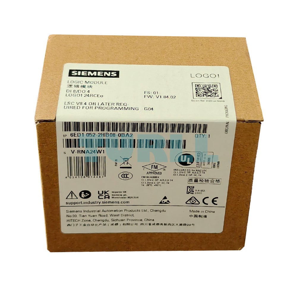 Siemens 6ED1052-2HB08-0BA2 LOGO! 24RCEO, AC, Logic Module, 8 DI/4 DO, Ethernet Original Brand New 4 Siemens 6ED1052-2HB08-0BA2 LOGO! 24RCEO, AC, Logic Module, 8 DI/4 DO, Ethernet Original Brand New - Image 4