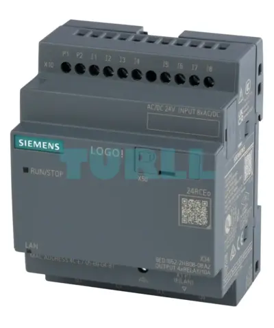 Siemens 6ED1052-2HB08-0BA2 LOGO! 24RCEO, AC, Logic Module, 8 DI/4 DO, Ethernet Original Brand New