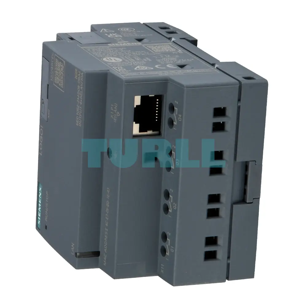 Siemens 6ED1052-2MD08-0BA2 LOGO! 12/24RCEO, Logic Module, 8 DI (4 AI), 4 DO Original Brand New 4 Siemens 6ED1052-2MD08-0BA2 LOGO! 12/24RCEO, Logic Module, 8 DI (4 AI), 4 DO Original Brand New - Image 4