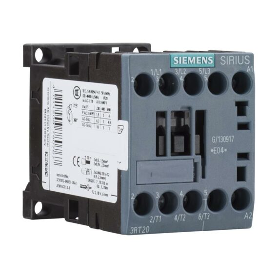 Main contactor Siemens SIRIUS 3RT2017-1AP01