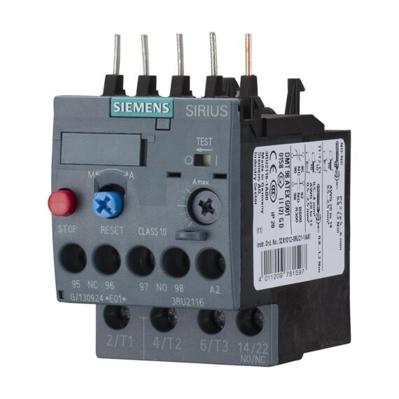 Overload relay Siemens SIRIUS 3RU2116-1DB0