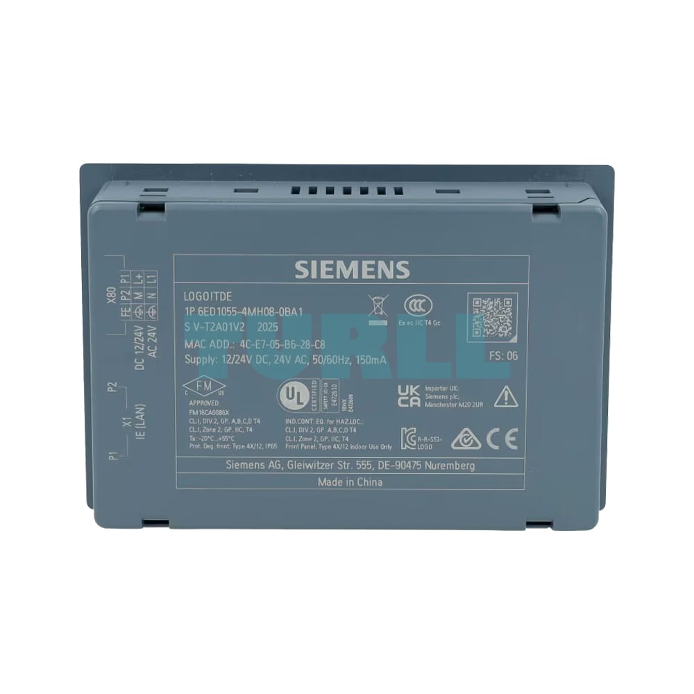 Siemens 6ED1055-4MH08-0BA1 LOGO! TDE 6‑Line Text Display for LOGO! 8, 3 Backlight Colors Original Brand New 2 Siemens 6ED1055-4MH08-0BA1 LOGO! TDE 6‑Line Text Display for LOGO! 8, 3 Backlight Colors Original Brand New - Image 2