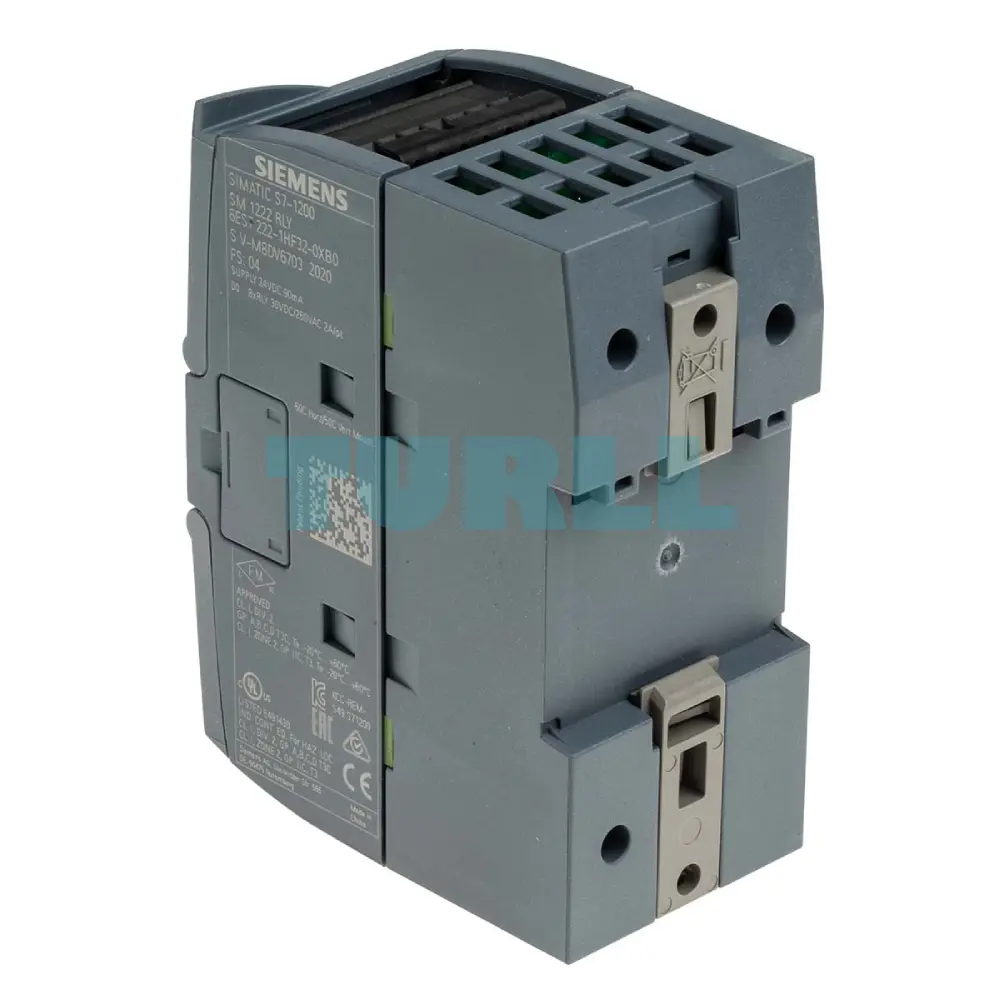 Siemens 6ES7222-1HF32-0XB0 SIMATIC S7-1200, Digital Output SM 1222, 8 DO Relay 2 A Original Brand New 3 Siemens 6ES7222-1HF32-0XB0 SIMATIC S7-1200, Digital Output SM 1222, 8 DO Relay 2 A