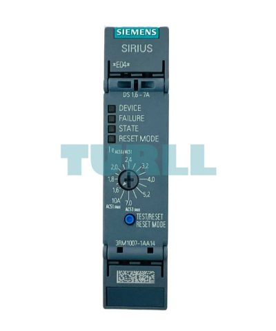 Siemens 3RM1007-1AA14 Direct Starter 3RM1 Motor Starter 500V, 0.55–3 kW, 1.6–7A, 110–230V AC