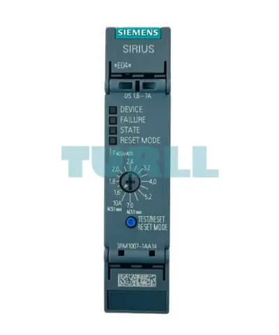 Siemens 3RM1007-1AA14 Direct Starter 3RM1 Motor Starter 500V, 0.55–3 kW, 1.6–7A, 110–230V AC