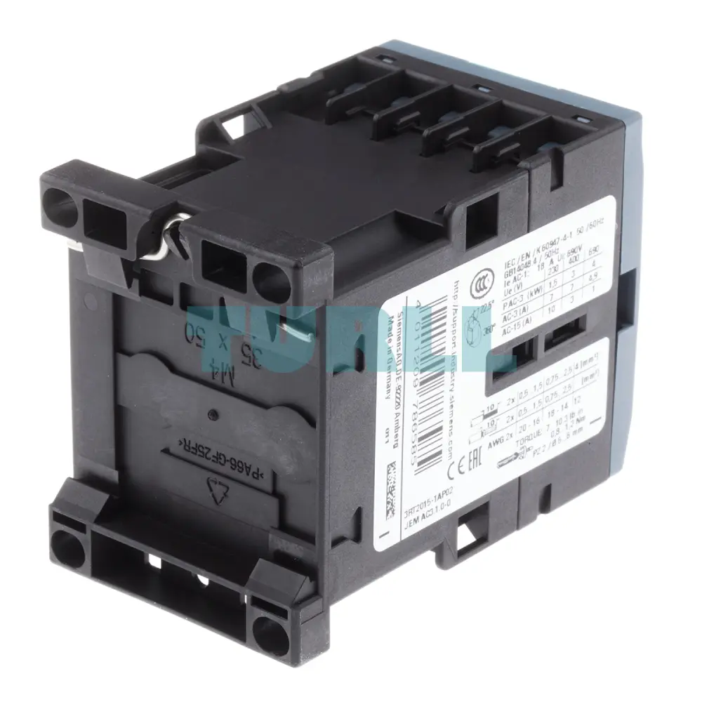Siemens 3RT2015-1AP02 Power Contactor 7A, 3 kW, 3-Pole, 230V AC, S00 Original Brand New 3 Siemens 3RT2015-1AP02 Power Contactor 7A, 3 kW, 3-Pole, 230V AC, S00