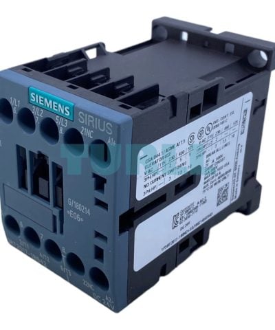 Siemens 3RT2017-1BB42 Power Contactor 12A, 3-Pole, 24V DC, 5.5kW/400V