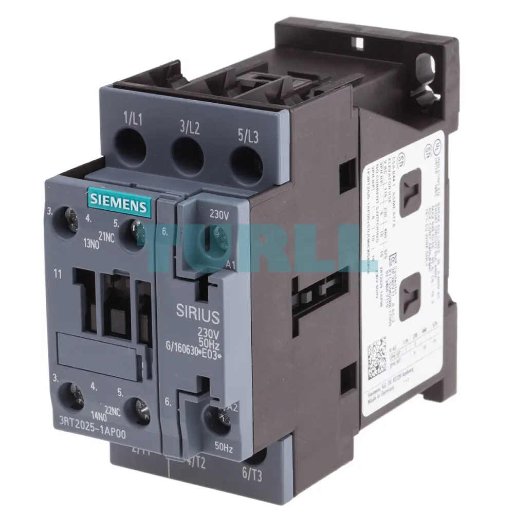 Siemens 3RT2025-1AP00 Power Contactor 17 A, 7.5 kW, 3-Pole, 230V AC Original Brand New 3 Siemens 3RT2025-1AP00 Power Contactor 17 A, 7.5 kW, 3-Pole, 230V AC