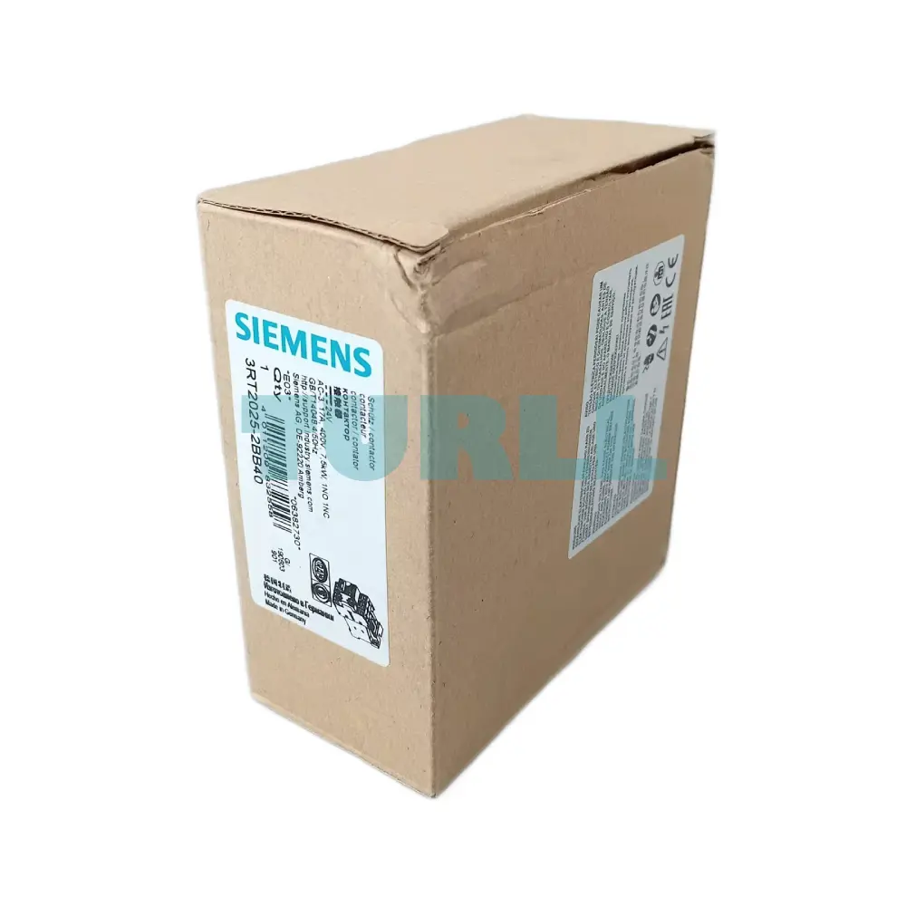 Siemens 3RT2025-2BB40 Power Contactor 3-Pole, 17A, 7.5kW, 24V DC, AC-3 Original Brand New 4 Siemens 3RT2025-2BB40 Power Contactor 3-Pole, 17A, 7.5kW, 24V DC, AC-3