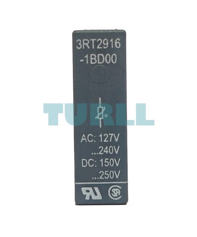 Siemens 3RT2916-1BD00 Surge Suppressor Varistor 127–240V AC, For 3RT2.1 & 3RH2 Contactor