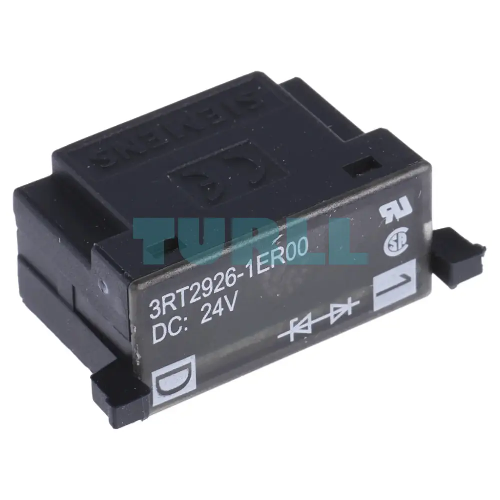 Siemens 3RT2926-1ER00 Surge Suppressor Diode Combination 24V DC for 3RT2.2 Contactors Original Brand New 1 Siemens 3RT2926-1ER00 Surge Suppressor Diode Combination 24V DC for 3RT2.2 Contactors