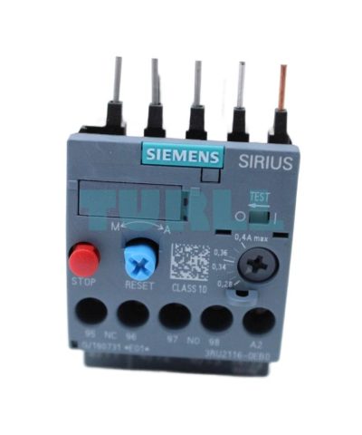 Siemens 3RU2116-0EB0 Overload Relay 0.28–0.40 A, Thermal Motor Protection S00, Class 1