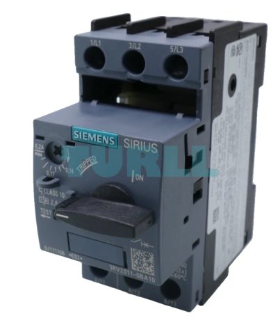 Siemens 3RV2011-0BA10 Motor Protection Circuit Breaker S00, Class 10, 0.14–0.2A