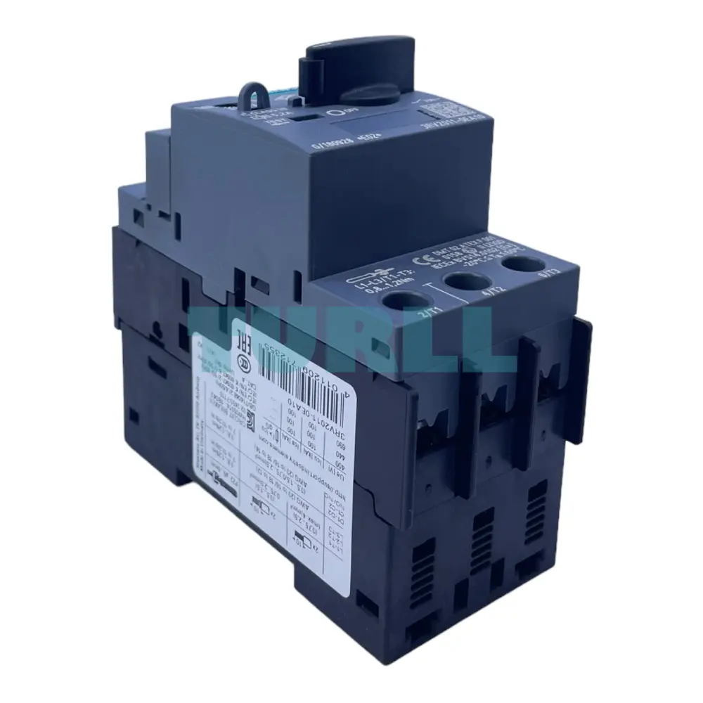 Siemens 3RV2011-0EA10 Motor Protection Circuit Breaker, S00 Size, Class 10 Original Brand New 3 Siemens 3RV2011-0EA10 Motor Protection Circuit Breaker, S00 Size, Class 10