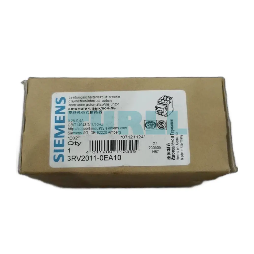 Siemens 3RV2011-0EA10 Motor Protection Circuit Breaker, S00 Size, Class 10 Original Brand New 4 Siemens 3RV2011-0EA10 Motor Protection Circuit Breaker, S00 Size, Class 10