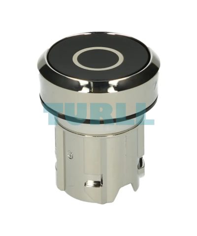 Siemens 3SU1050-0AB10-0AD0 Black Metal Pushbutton,22mm, Flat Momentary Contact