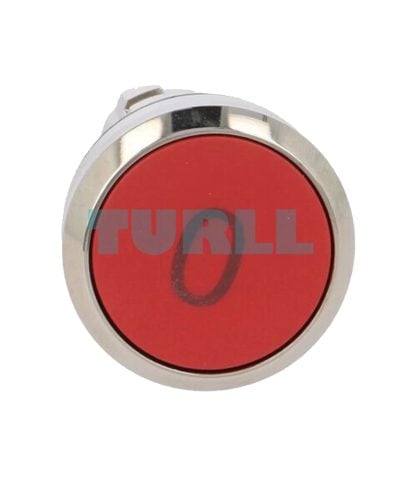 Siemens 3SU1050-0AB20-0AD0 Red Metal Pushbutton, 22mm, Momentary Contact