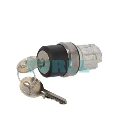 Siemens 3SU1050-4BL11-0AA0 RONIS Key-Operated Switch, 22mm, Metal, 3 Positions I-O-II