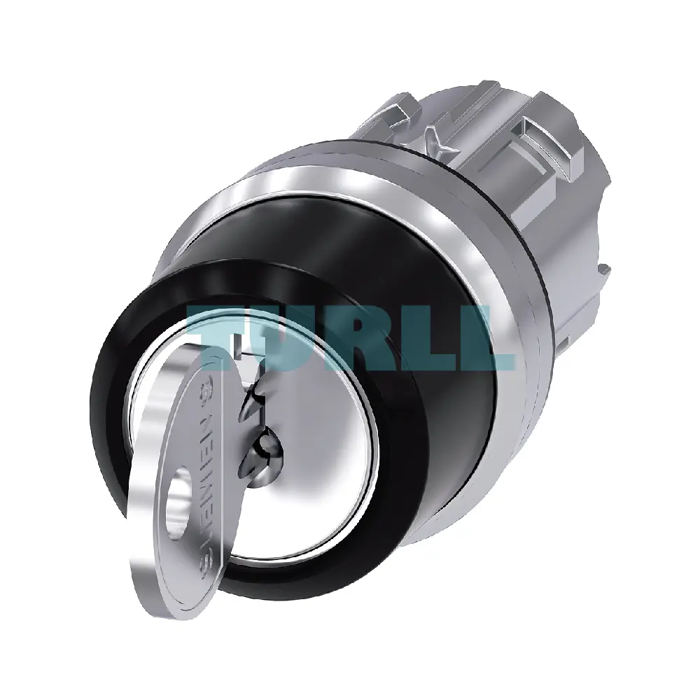 Siemens 3SU1050-4BL11-0AA0 RONIS Key-Operated Switch, 22mm, Metal, 3 Positions I-O-II Original Brand New 2 Siemens 3SU1050-4BL11-0AA0 RONIS Key-Operated Switch, 22mm, Metal, 3 Positions I-O-II
