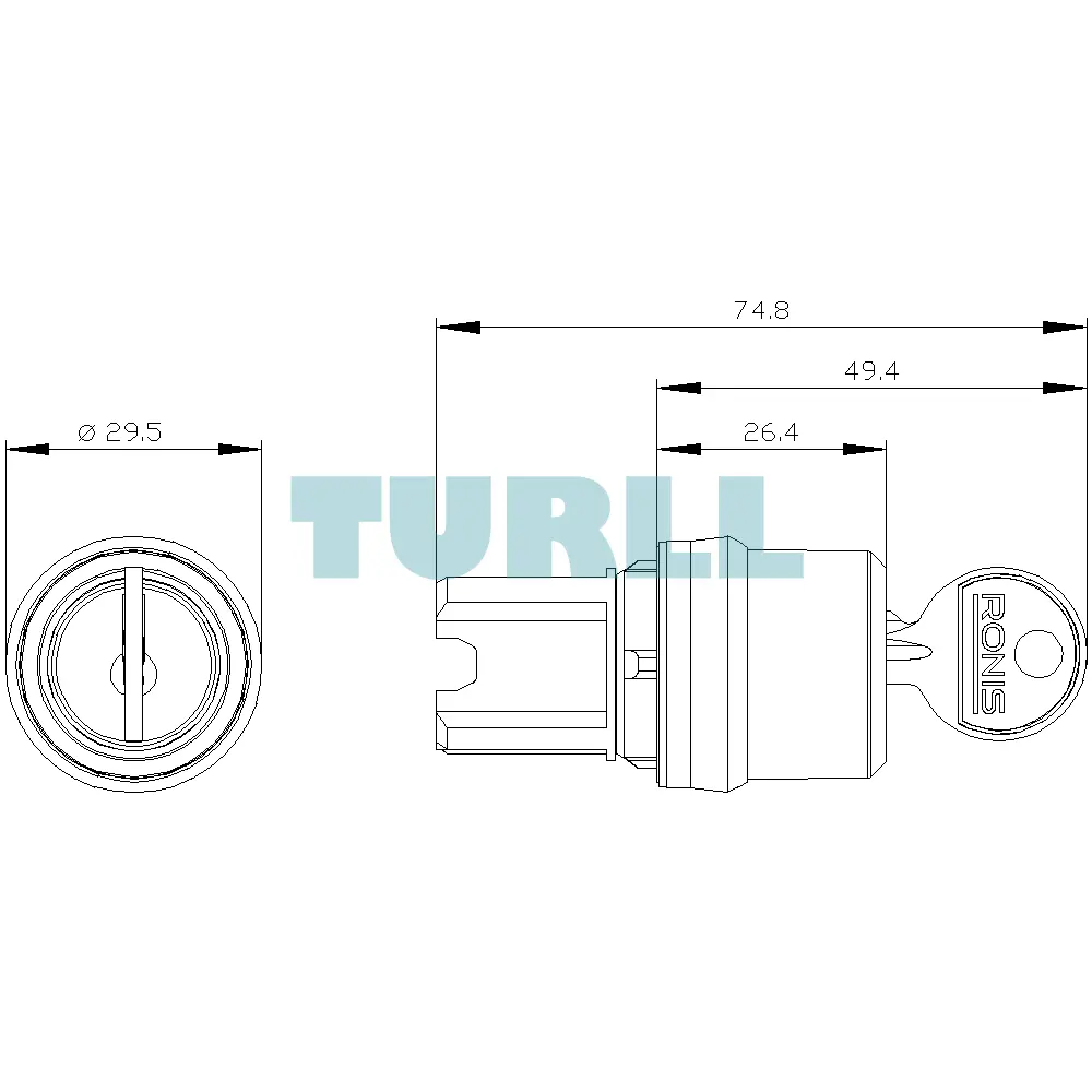 Siemens 3SU1050-4BL11-0AA0 RONIS Key-Operated Switch, 22mm, Metal, 3 Positions I-O-II Original Brand New 3 Siemens 3SU1050-4BL11-0AA0 RONIS Key-Operated Switch, 22mm, Metal, 3 Positions I-O-II