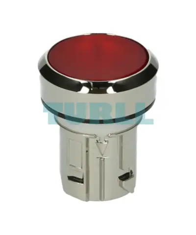 Siemens 3SU1051-0AA20-0AA0 SIRIUS ACT Illuminated Pushbutton, 22mm, Red, Flat, Latching