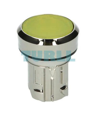 Siemens 3SU1051-0AA30-0AA0 Illuminated Pushbutton Switch, 22mm, Metal Yellow, Latching