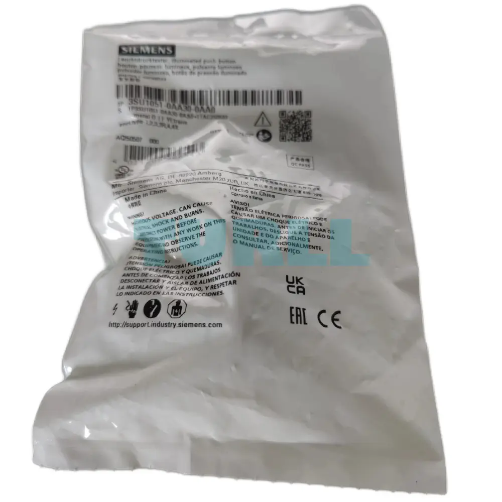 Siemens 3SU1051-0AA30-0AA0 Illuminated Pushbutton Switch, 22mm, Metal Yellow, Latching Original Brand New 3 Siemens 3SU1051-0AA30-0AA0 Illuminated Pushbutton Switch, 22mm, Metal Yellow, Latching