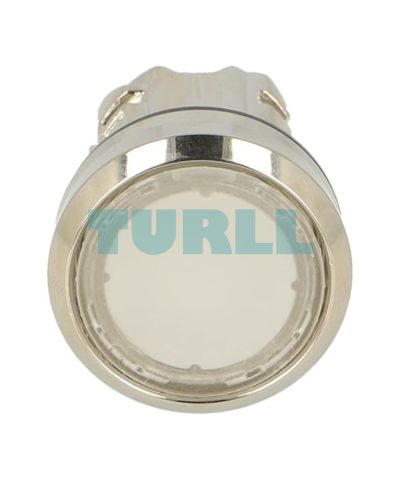 Siemens 3SU1051-0AB70-0AA0 Illuminated Pushbutton, 22mm Round, Metal, Shiny Clear