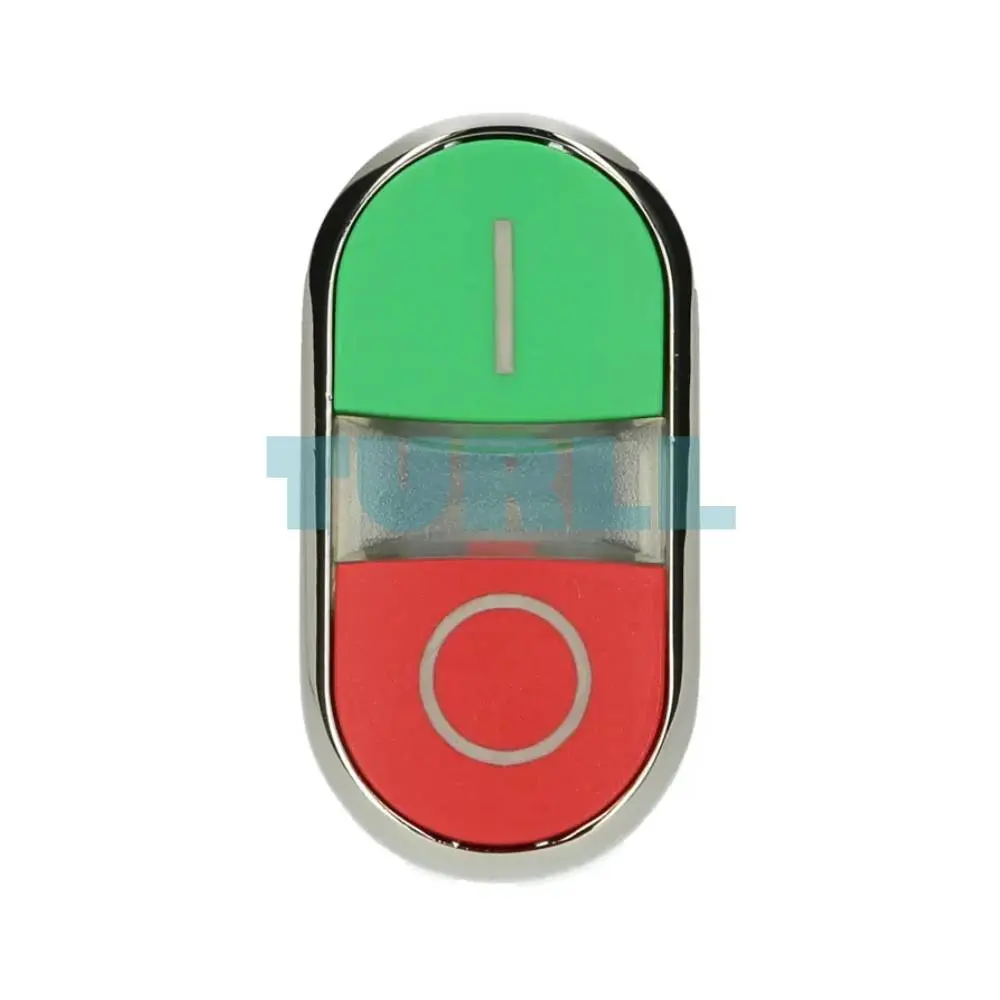 Siemens 3SU1051-3AB42-0AK0 Illuminated Twin Pushbutton, 22mm Metal, Green I / Red O Original Brand New 1 Siemens 3SU1051-3AB42-0AK0 Illuminated Twin Pushbutton, 22mm Metal, Green I / Red O
