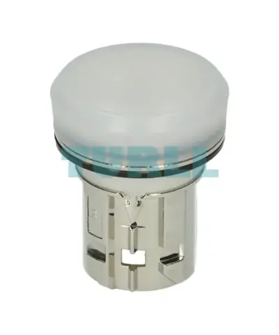 Siemens 3SU1051-6AA60-0AA0 Round Metal, White, Indicator Light, 22mm