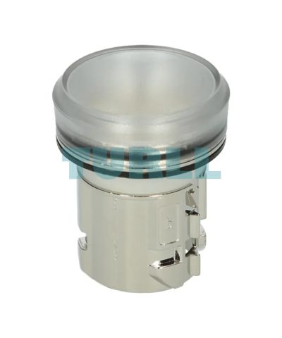 Siemens 3SU1051-6AA70-0AA0 Round Metal Indicator Light, 22mm, Clear Lens, Shiny Finish