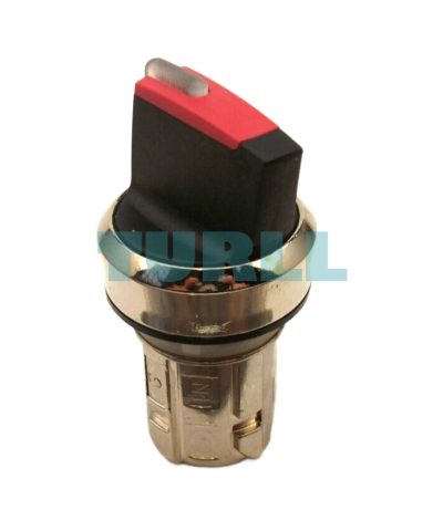 Siemens 3SU1052-2BF20-0AA0 Selector Switch, Illuminated, Red, 22 mm, Metal, Latching Switch